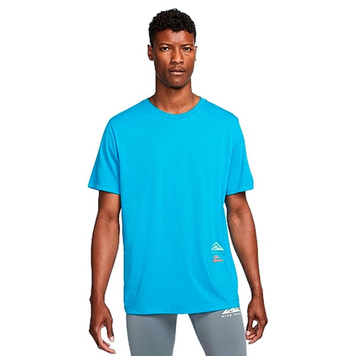 Men’s Short Sleeve T-Shirt Nike DR7671-446 Sky blue-0