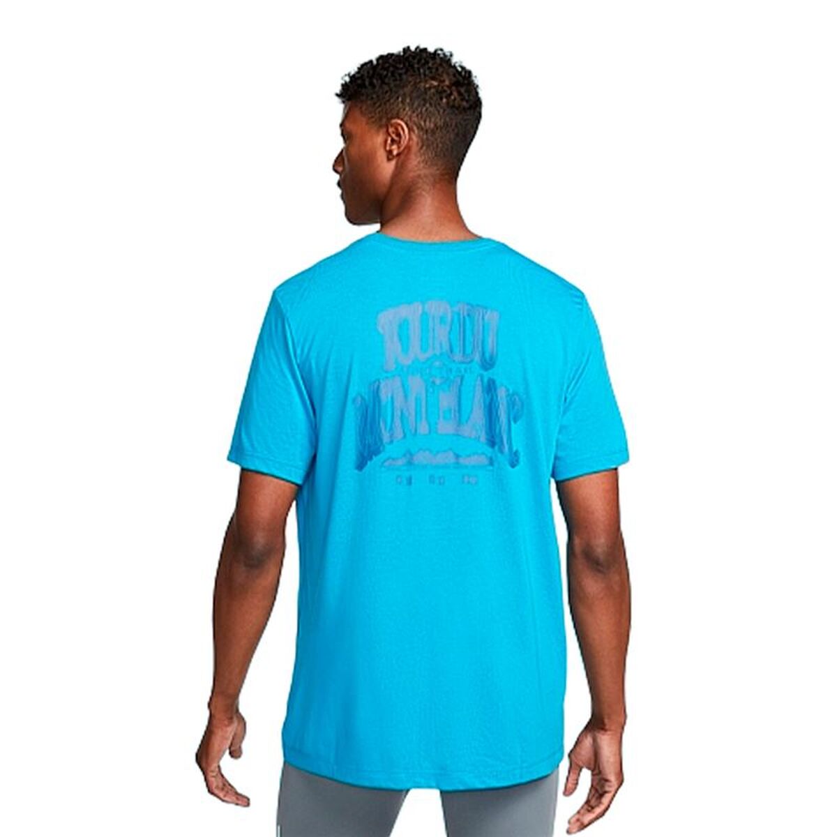 Men’s Short Sleeve T-Shirt Nike DR7671-446 Sky blue-7