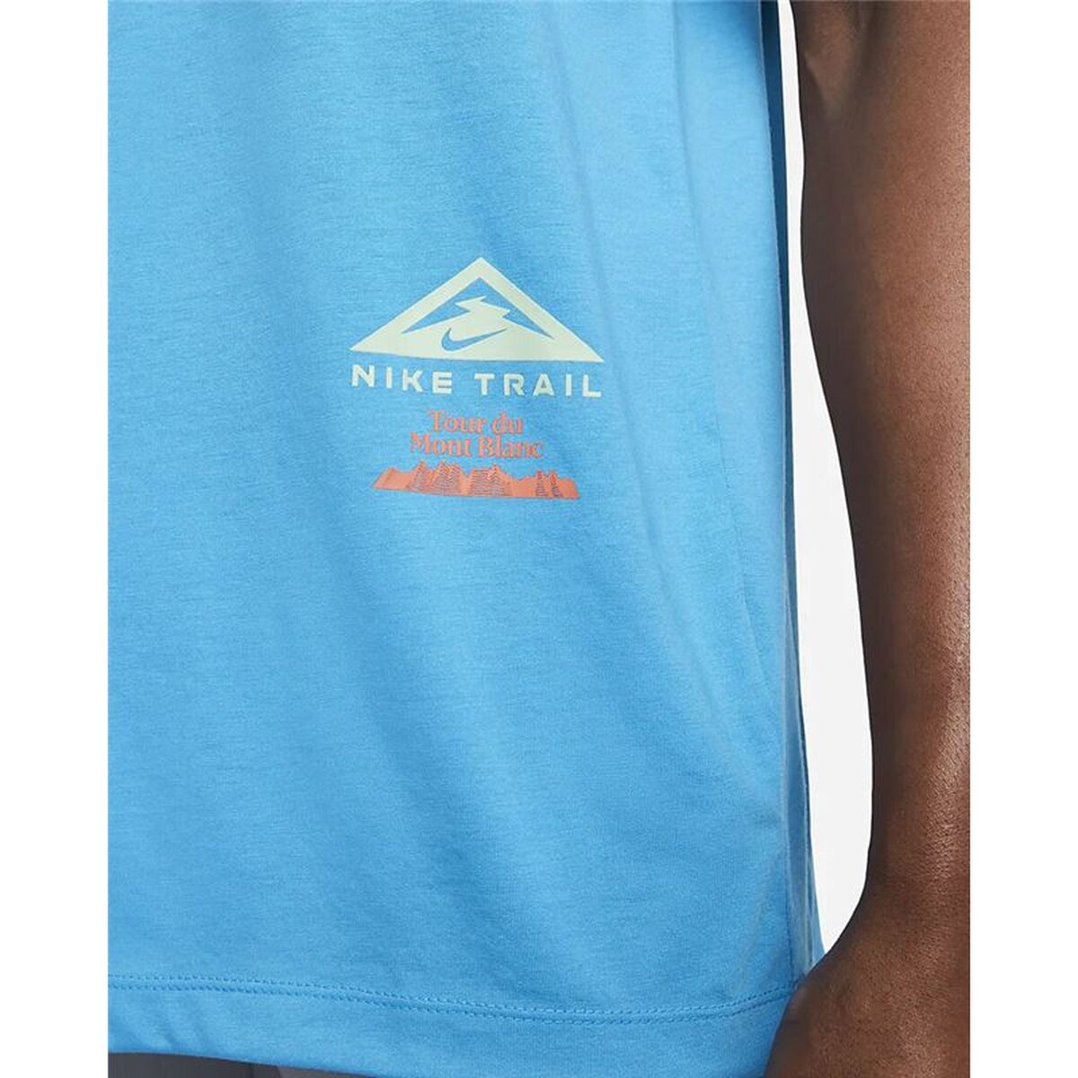 Men’s Short Sleeve T-Shirt Nike DR7671-446 Sky blue-6