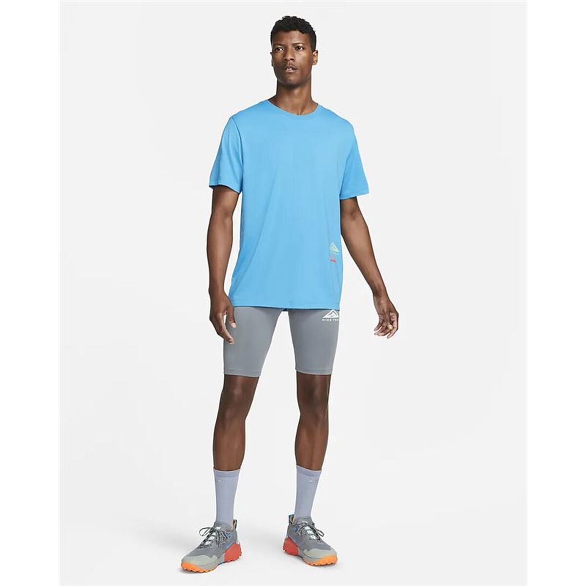 Men’s Short Sleeve T-Shirt Nike DR7671-446 Sky blue-4
