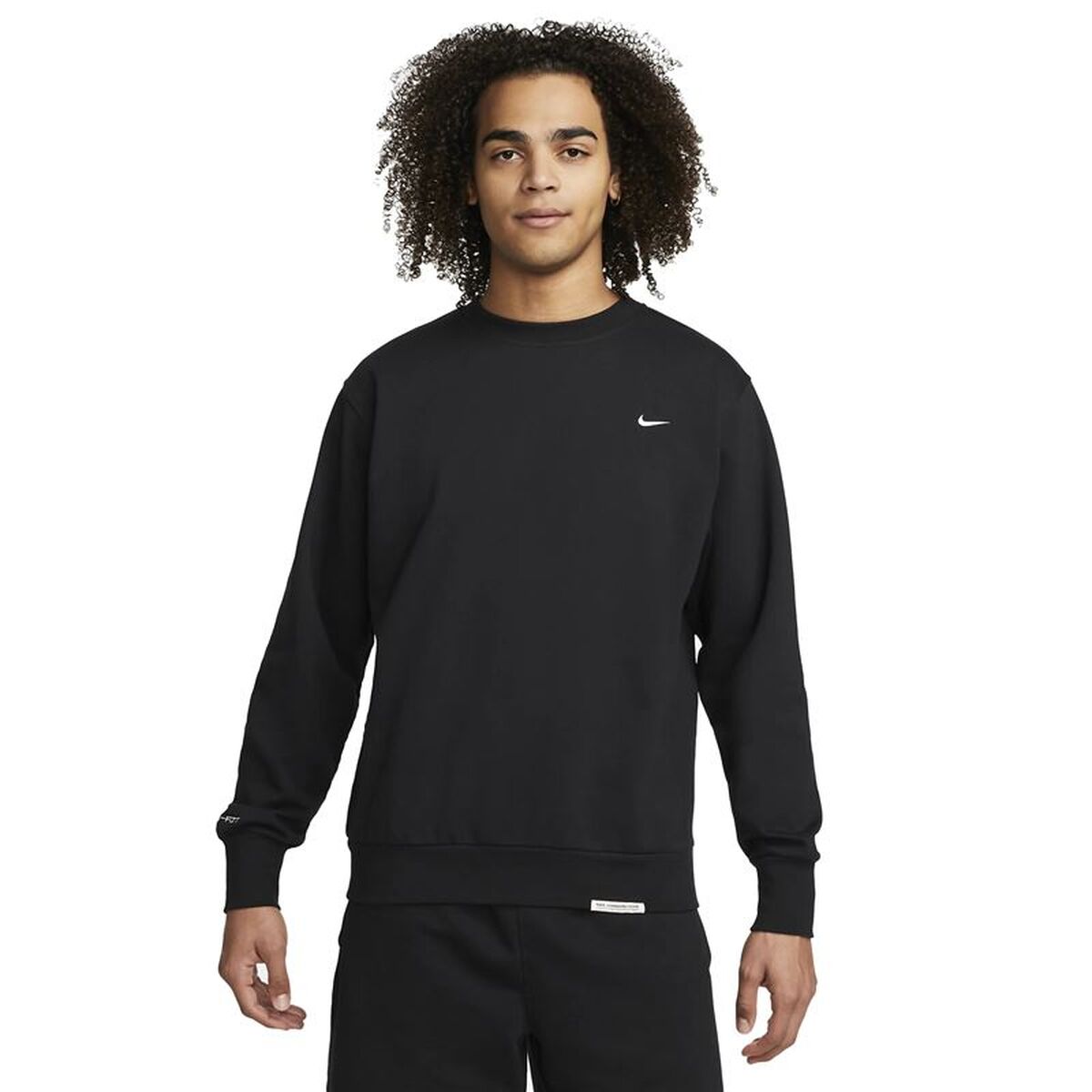 Men’s Sweatshirt without Hood Nike Standard Issue Black