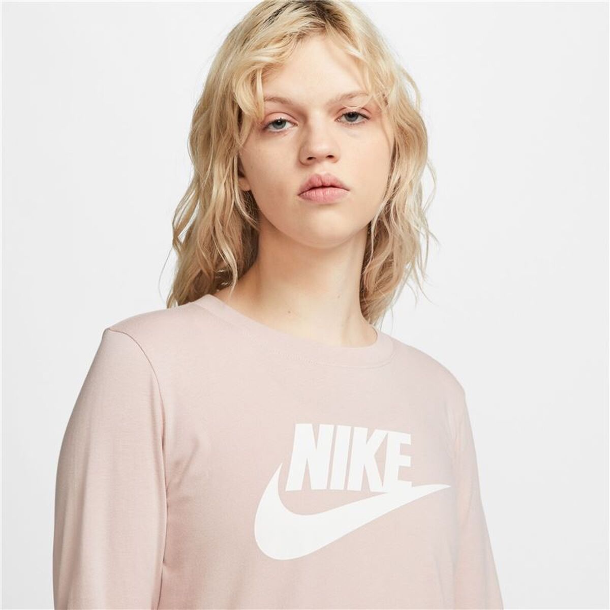 Women’s Short Sleeve T-Shirt Nike BV6171-602 Light Pink (S)-5