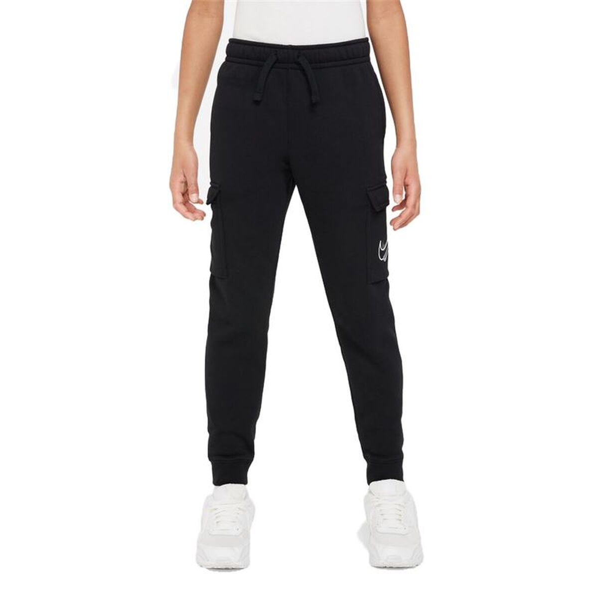 Children's Tracksuit Bottoms Nike Sportswear Black-0