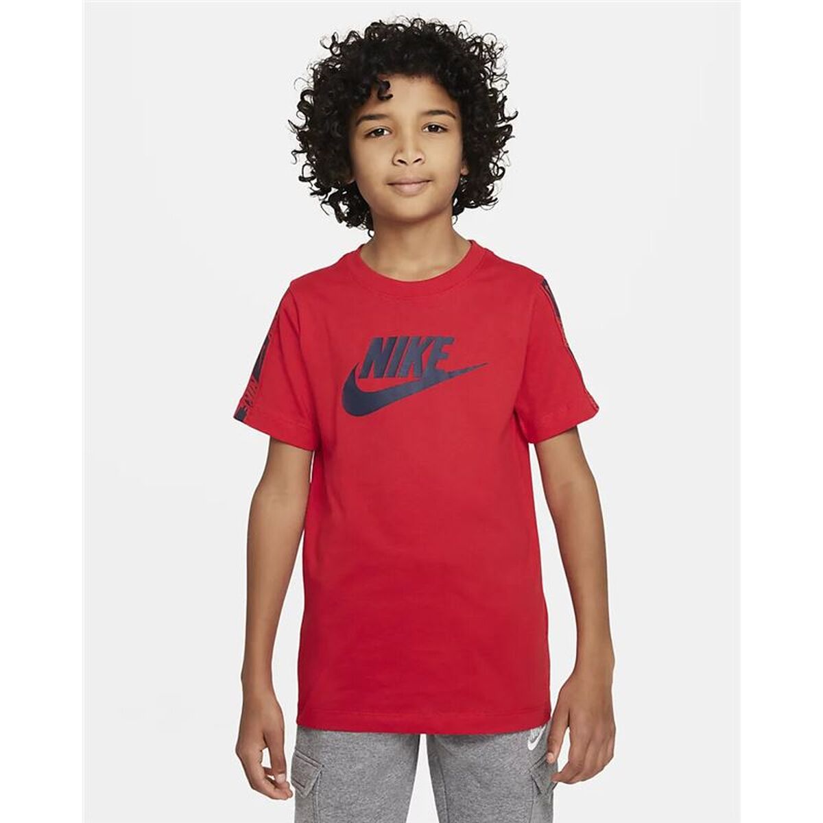 Child's Short Sleeve T-Shirt Nike Red-5