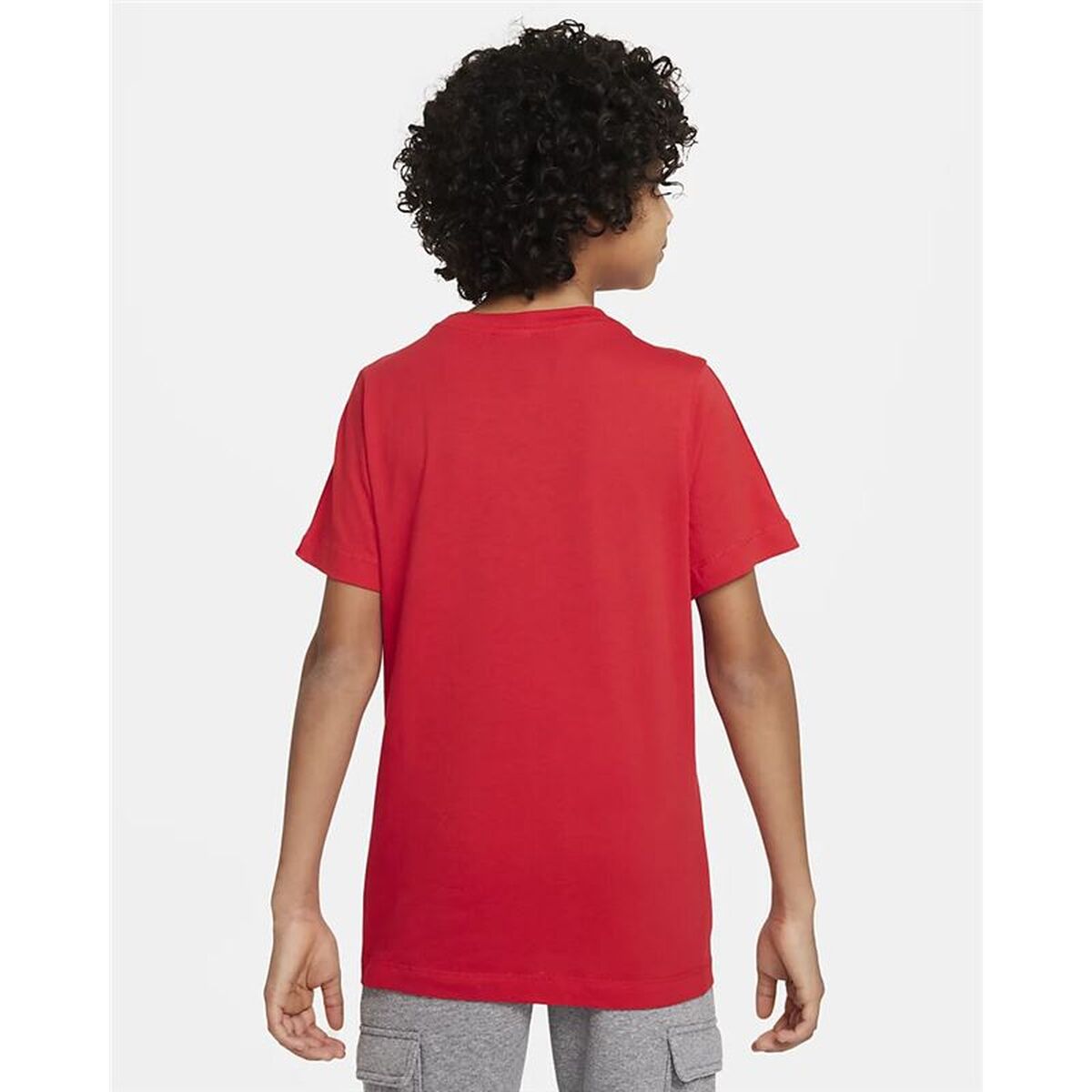Child's Short Sleeve T-Shirt Nike Red-4