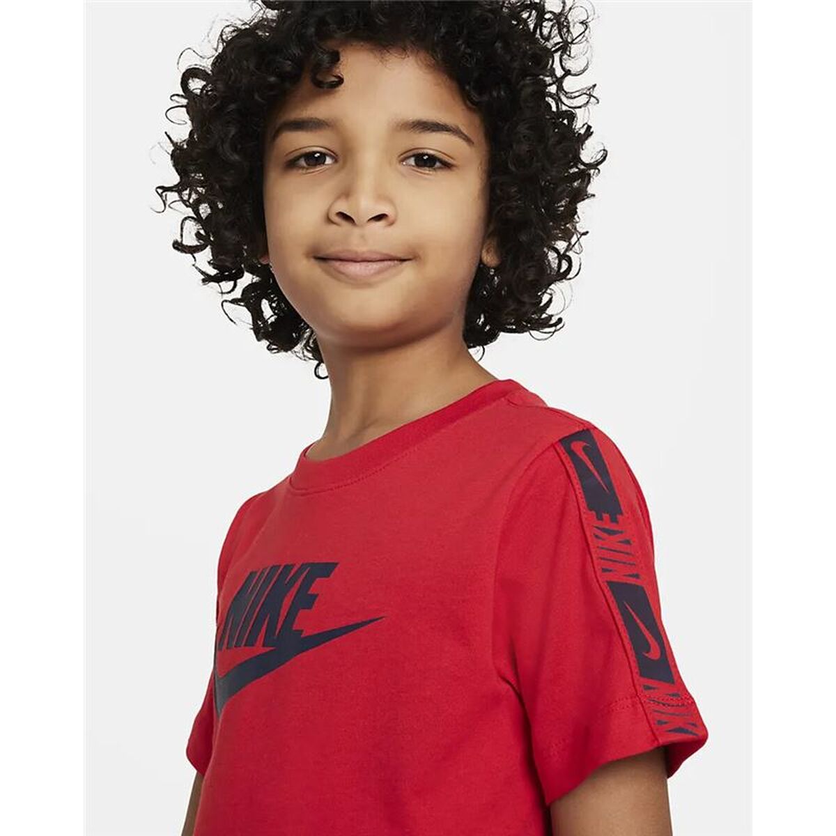 Child's Short Sleeve T-Shirt Nike Red-3