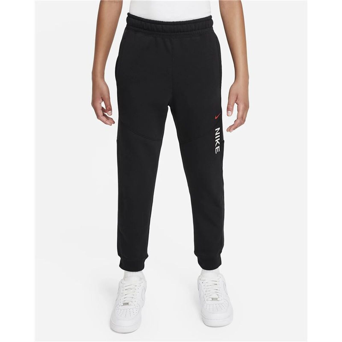 Long Sports Trousers Nike Sportswear Hybrid Black-8