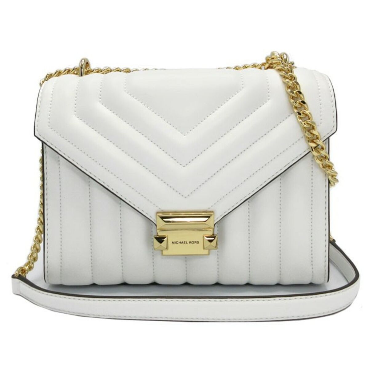 Shoulder Bag Michael Kors Whitney White 24 x 19 x 9 cm-0
