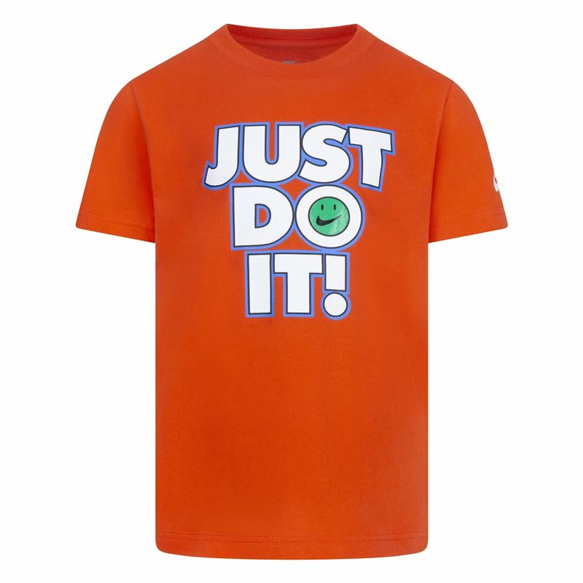 Children’s Short Sleeve T-Shirt Nike Smiley Just do it Ss Orange-0