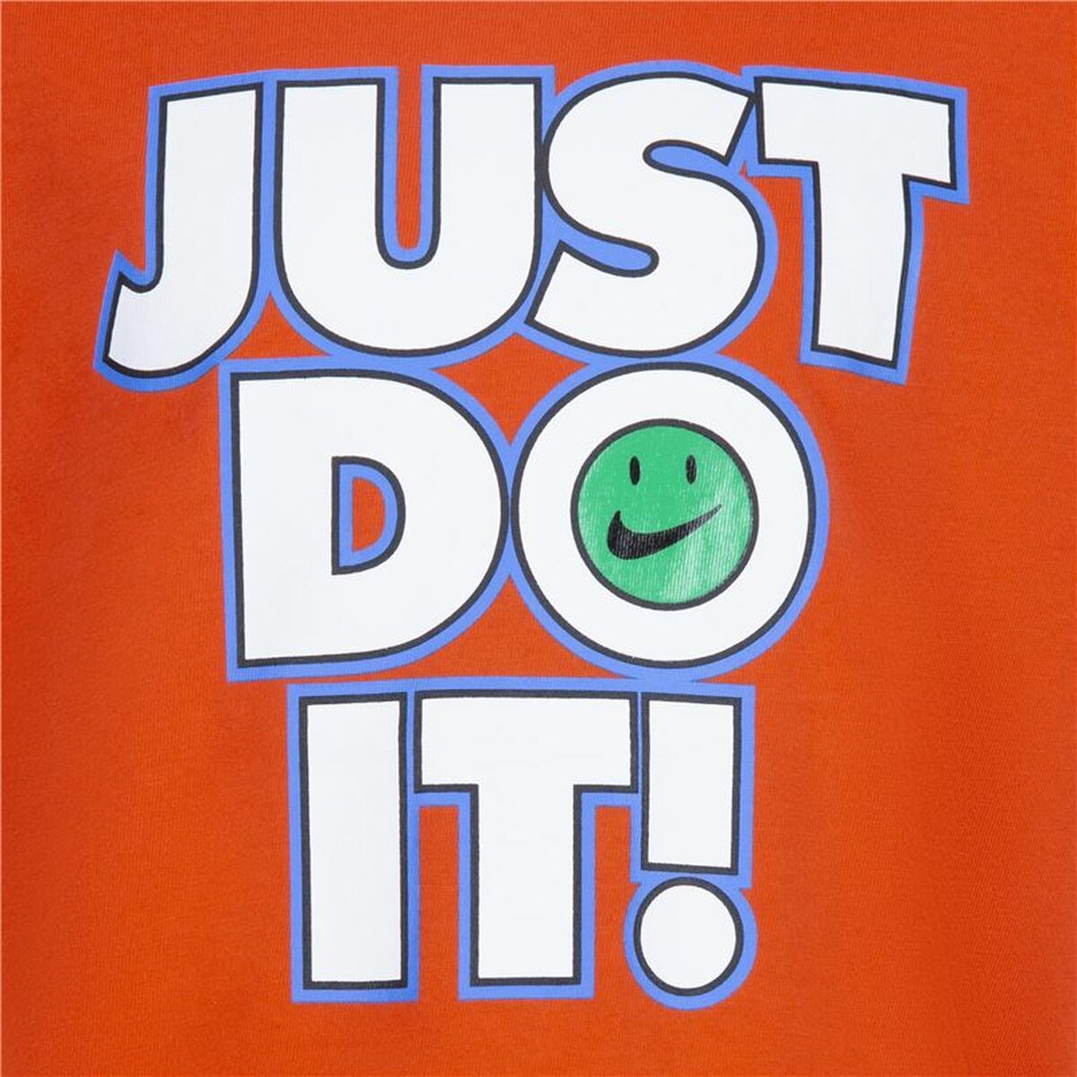 Children’s Short Sleeve T-Shirt Nike Smiley Just do it Ss Orange-3