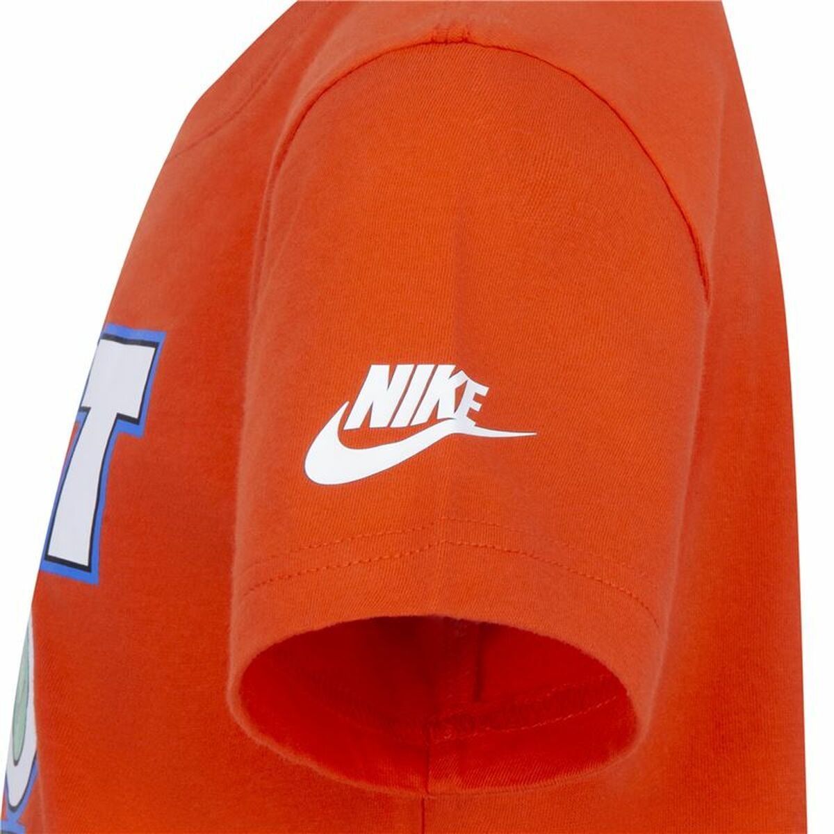 Children’s Short Sleeve T-Shirt Nike Smiley Just do it Ss Orange-2