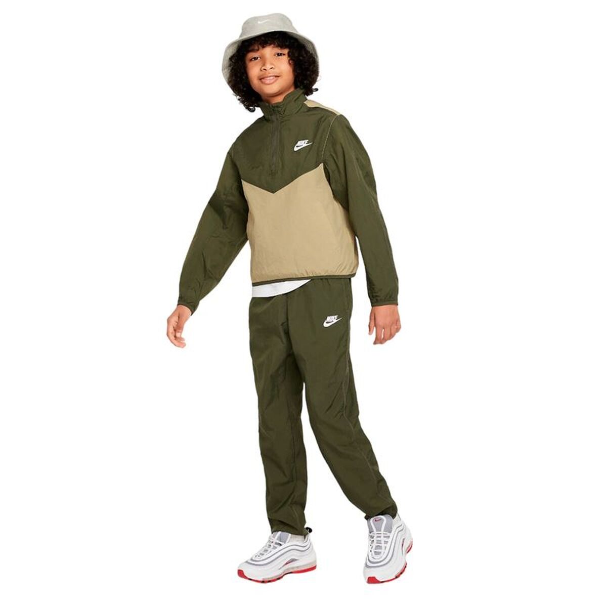 Children’s Tracksuit Nike FD3058-325 Green-0