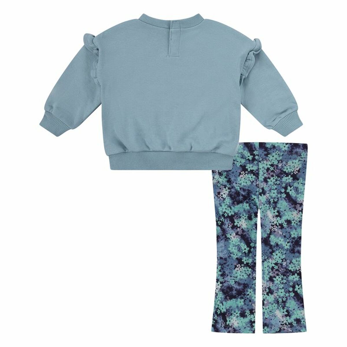 Children's Sports Outfit Nike Fresh Cut Dolman Ruffle Blue-3