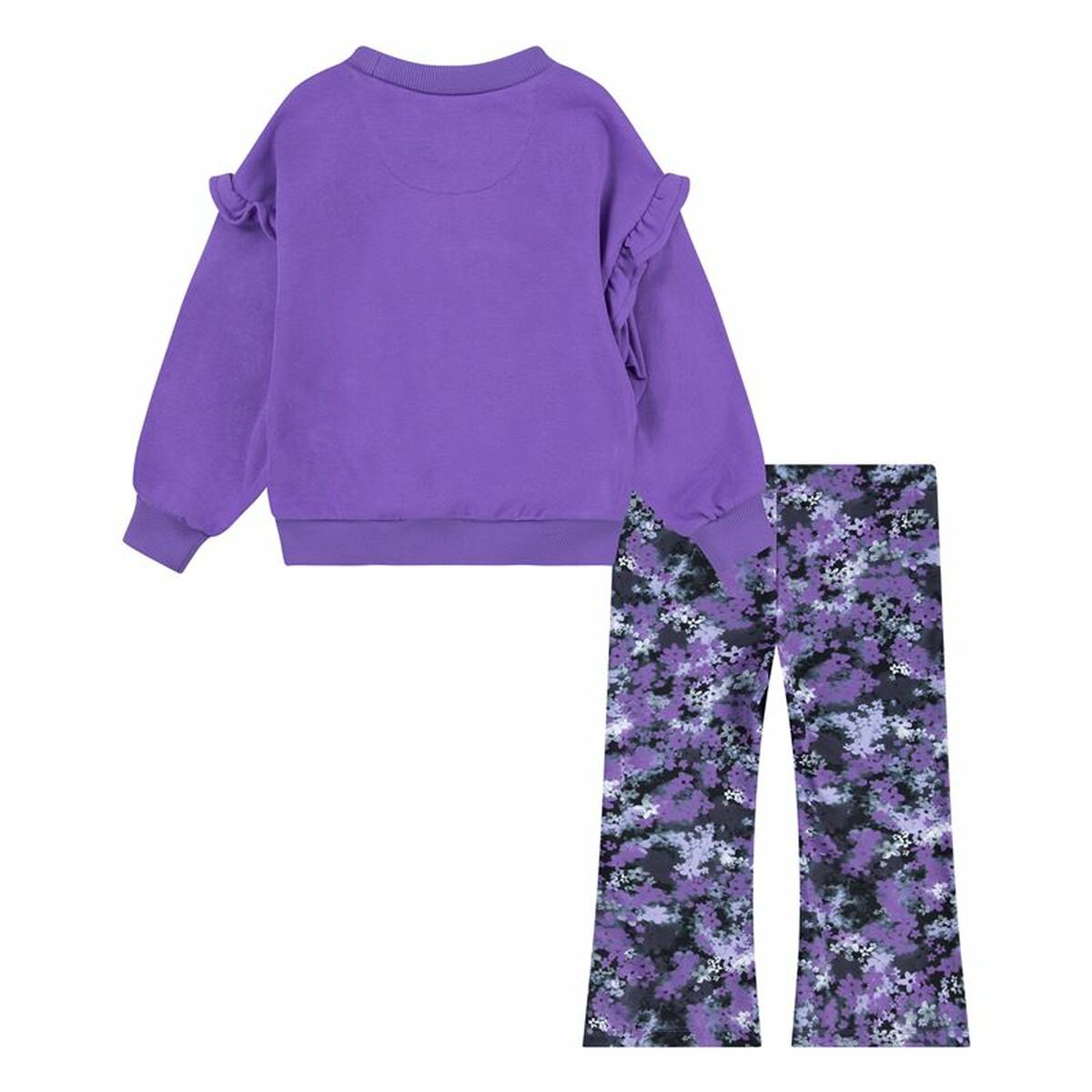 Children's Sports Outfit Nike Fresh Cut Dolman Ruffle Blue-3