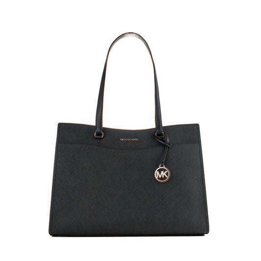 Shoulder Bag Michael Kors 35F4STVT9B-BLACK Black 37 x 28 x 12 cm-0