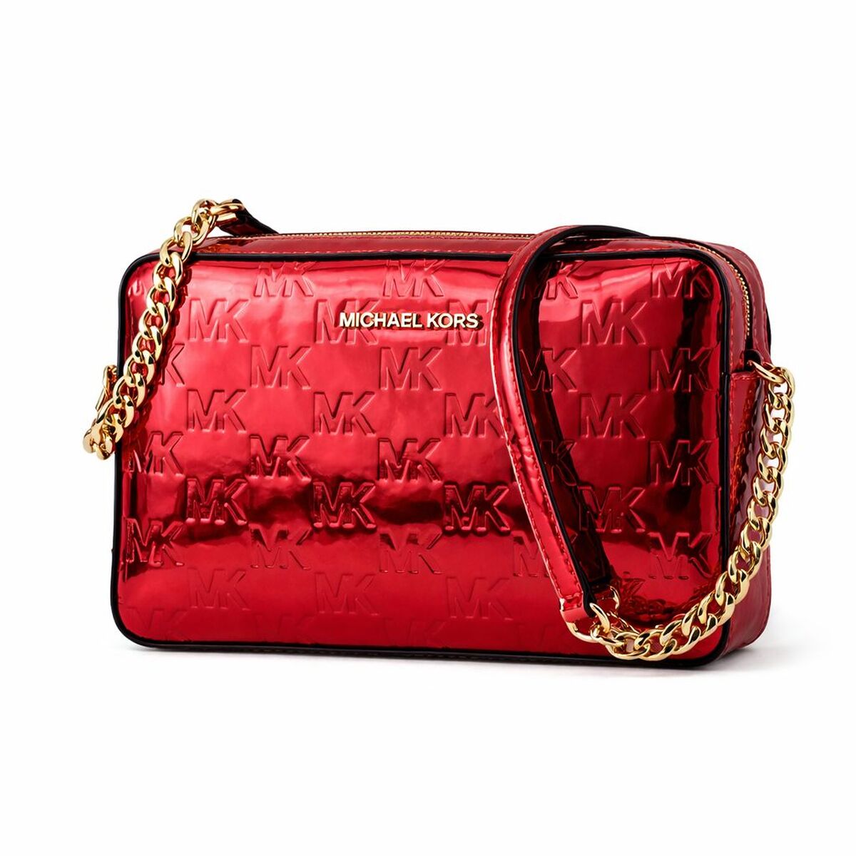 Shoulder Bag Michael Kors 35F5GTTC9I-CHERRY Red 24 x 16 x 6 cm-0