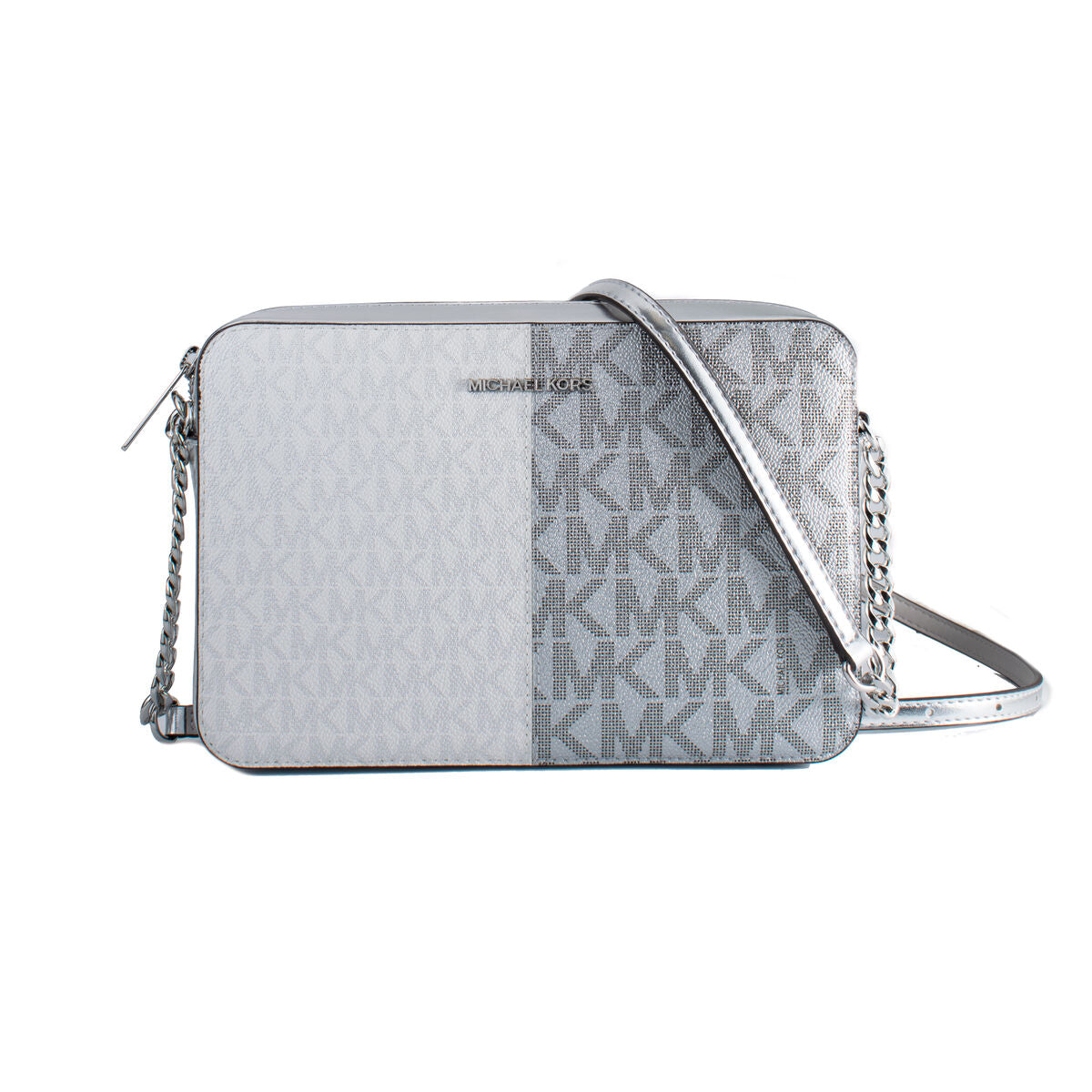 Shoulder Bag Michael Kors 35F5STTC9Y-SILVER Grey 24 x 16 x 6 cm-0