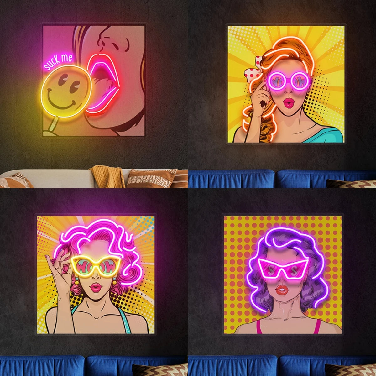 Animated Wall Artwork Neon Sign-0
