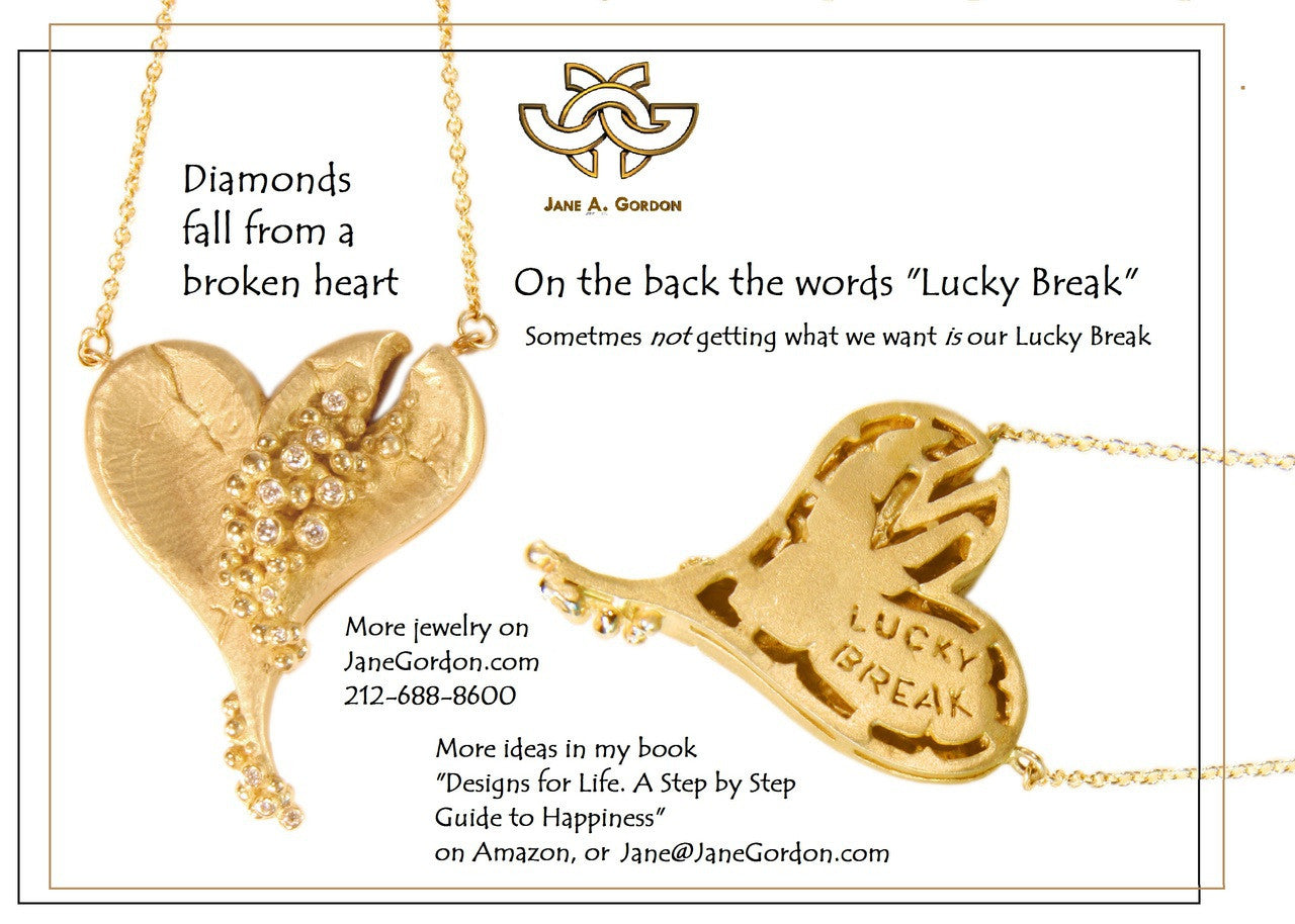 Lucky Break Heart Earrings-18K Gold with Overflowing Diamonds-5