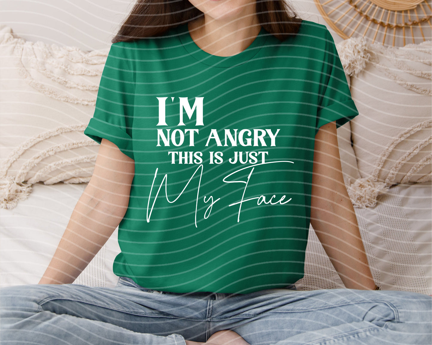 I'm Not Angry This is Just My Face Graphic Tee