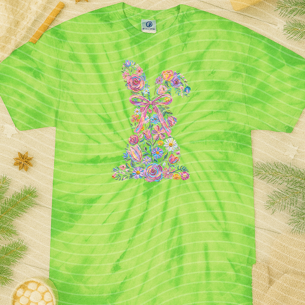 Floral Bunny Graphic Tee