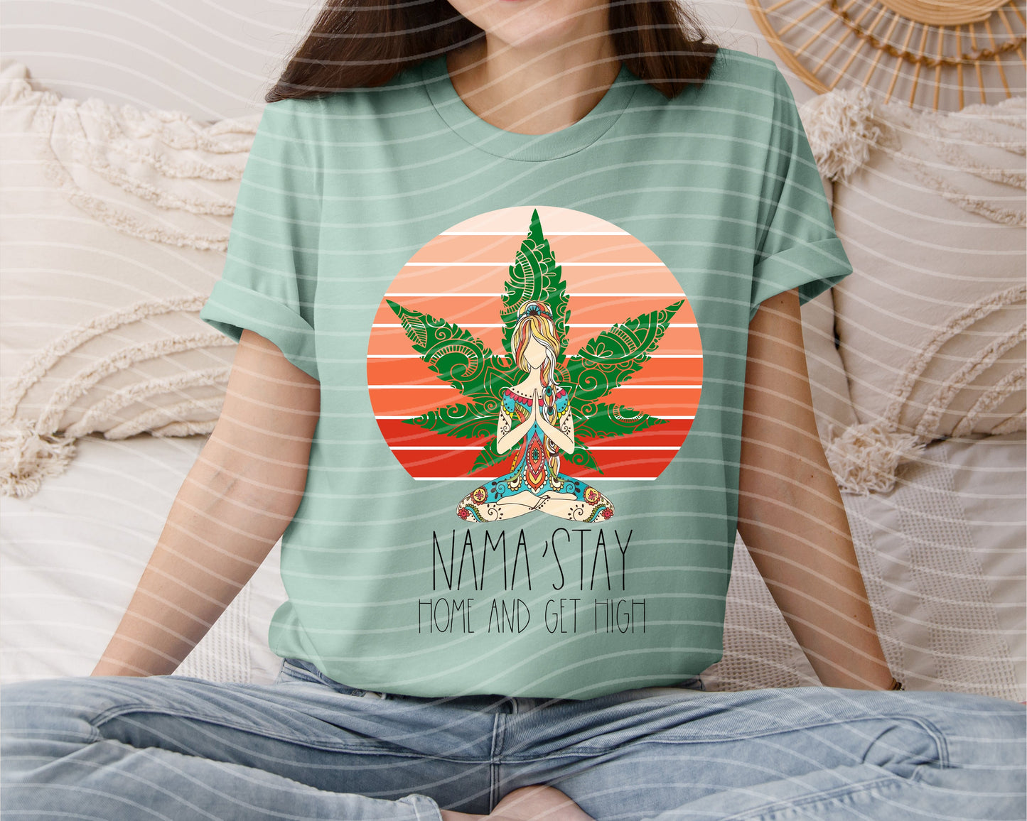 Nama'stay at Home and Get High Graphic Tee