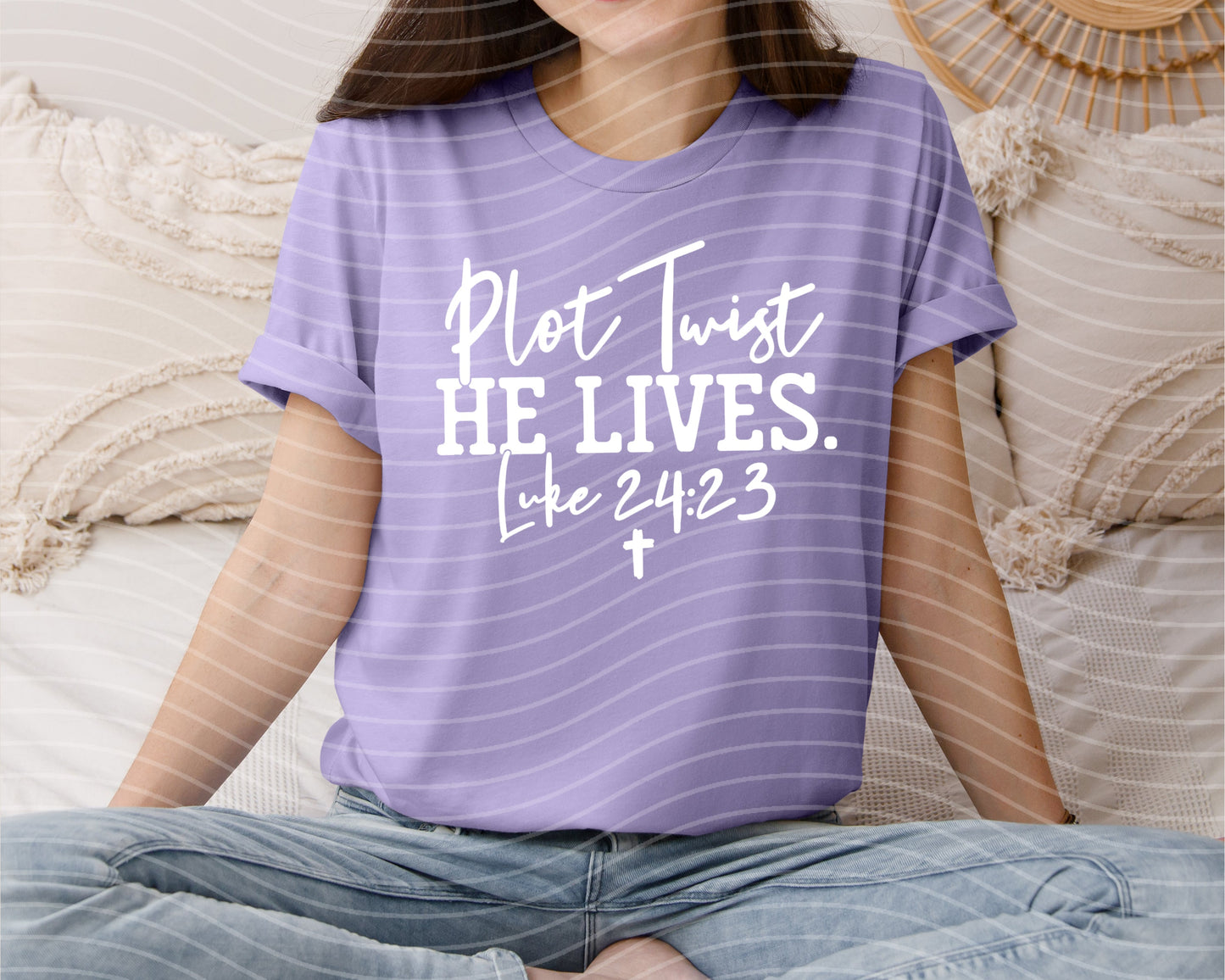 Plot Twist He Lives Graphic Tee