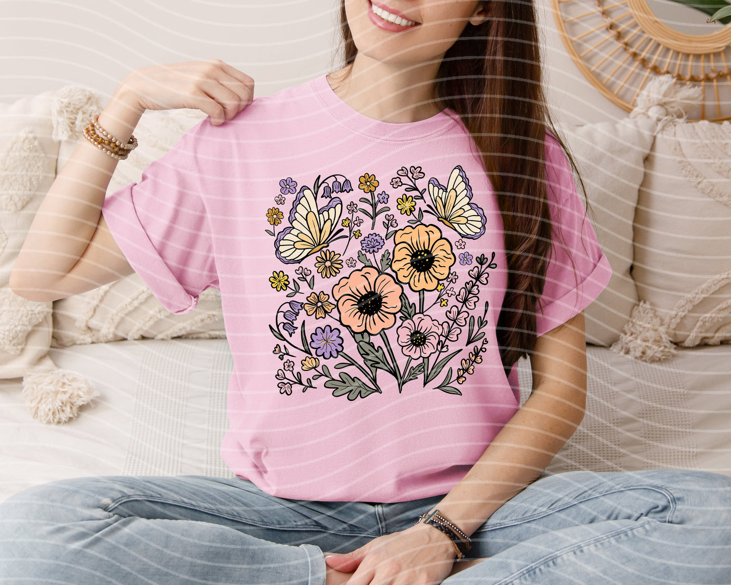 Spring Floral Graphic Tee