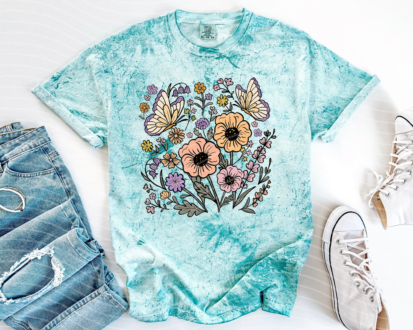 Spring Floral Graphic Tee
