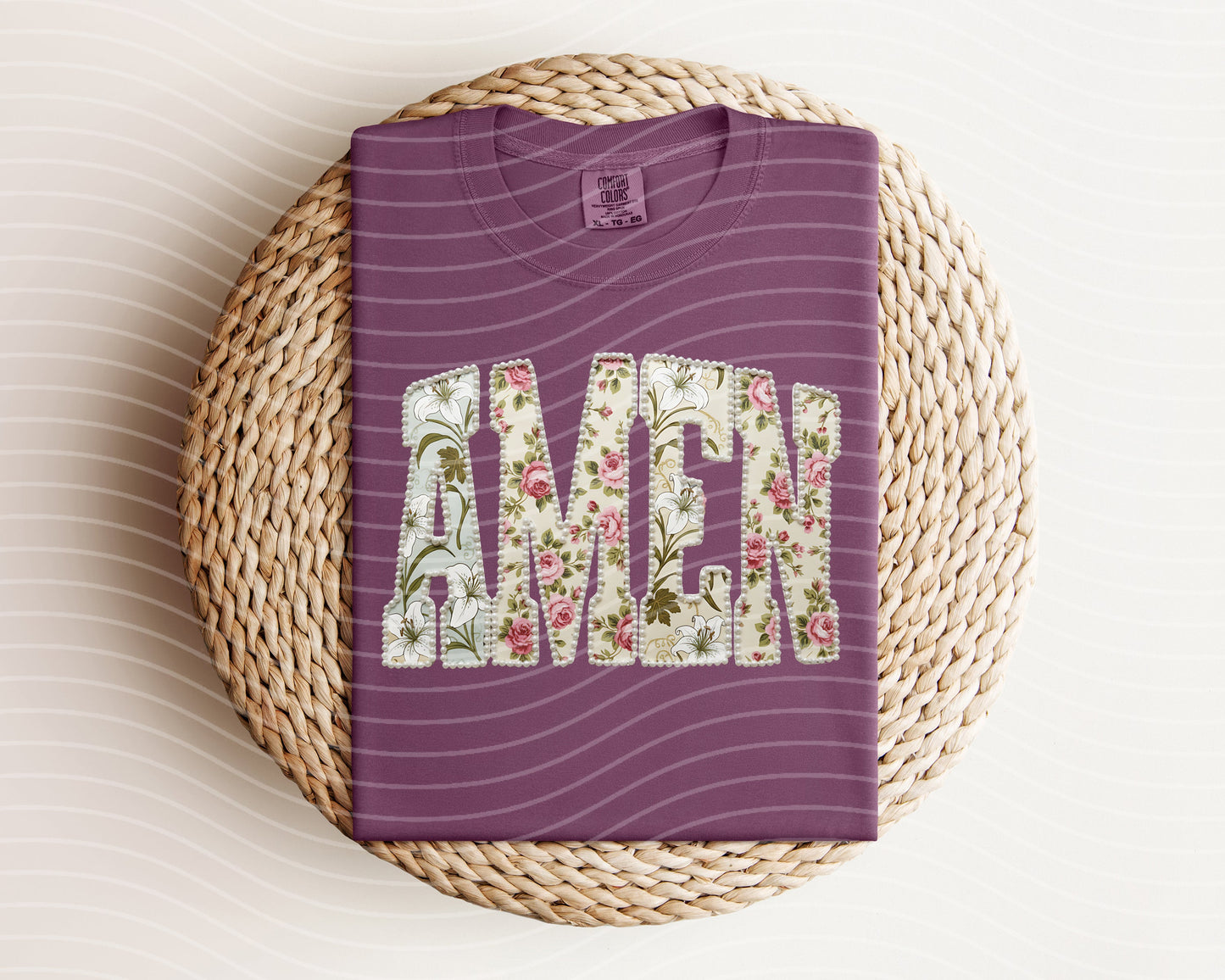 Amen Floral Graphic Tee