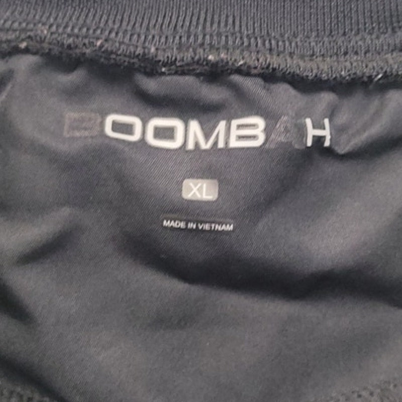 Boombah Mens XL PolySpandex Long Sleeve Quarter Zip Pullover Jacket w Side Zip
