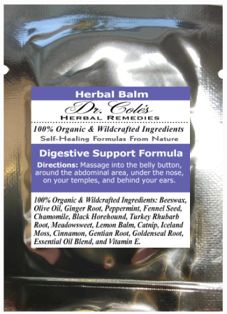 06 - Dr. Cole's Organic Digestive Support Herbal Balm Sample-0