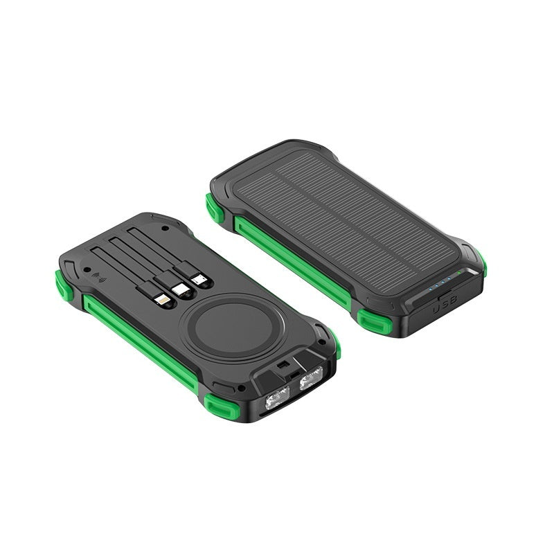 Taineng Yang Wireless Charging With Built-in Cable Outdoor Mobile Power Bank