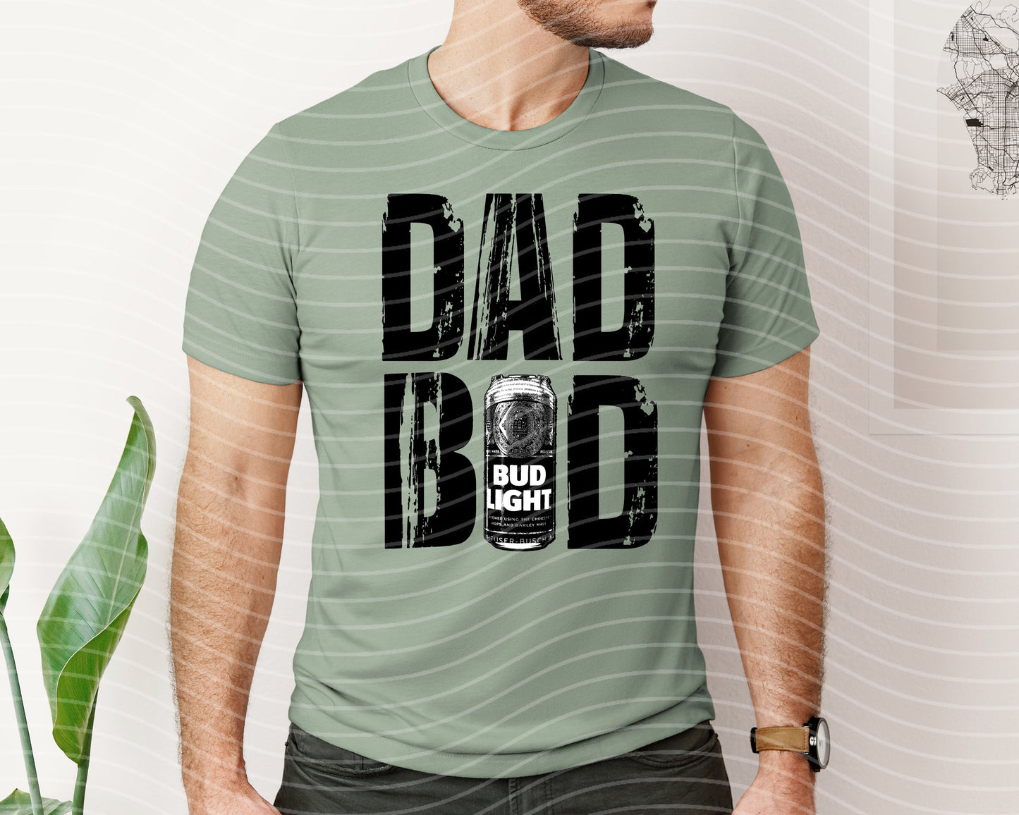 Dad Bod Bud Light Graphic Tee