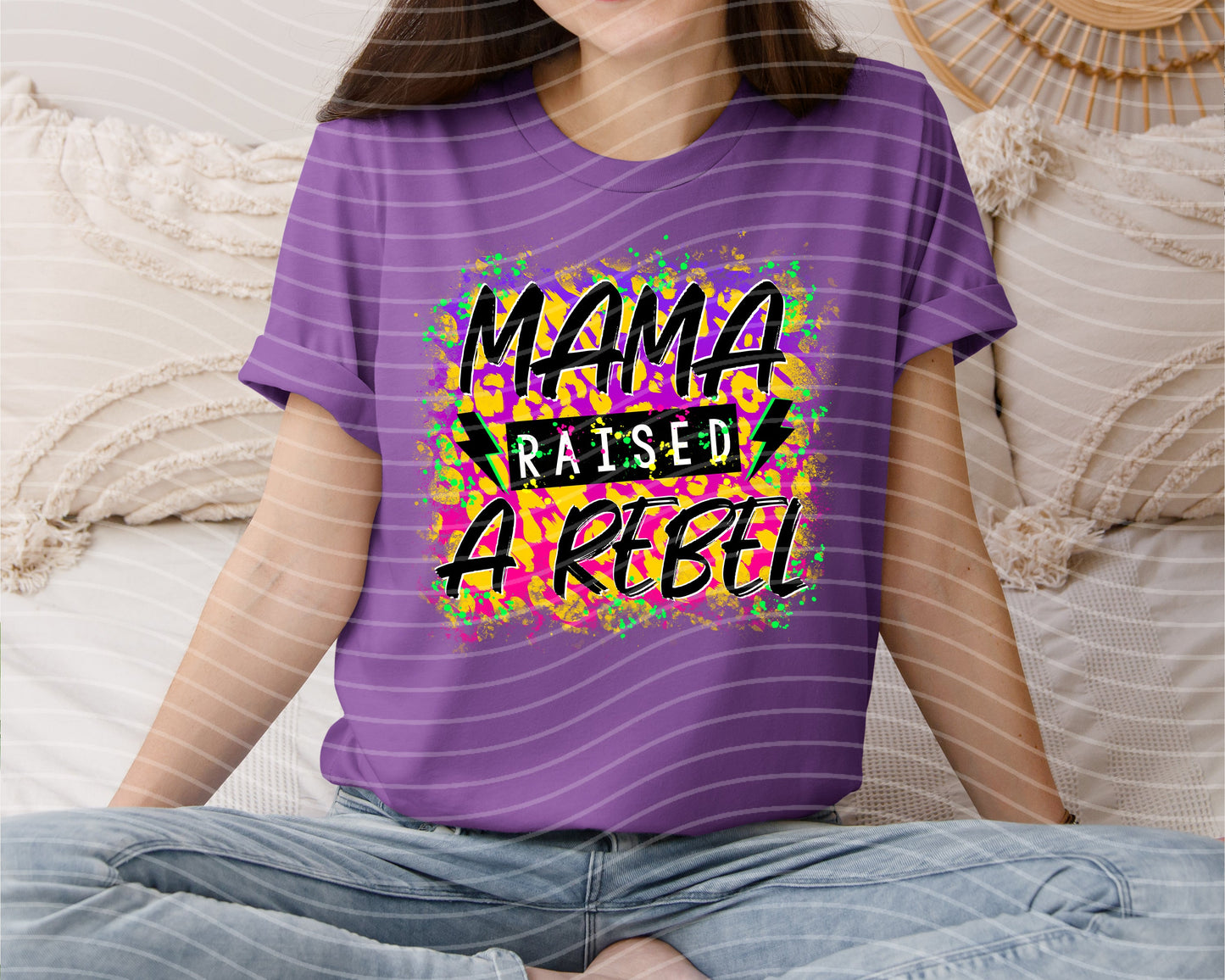 Mama Raised a Rebel Graphic Tee