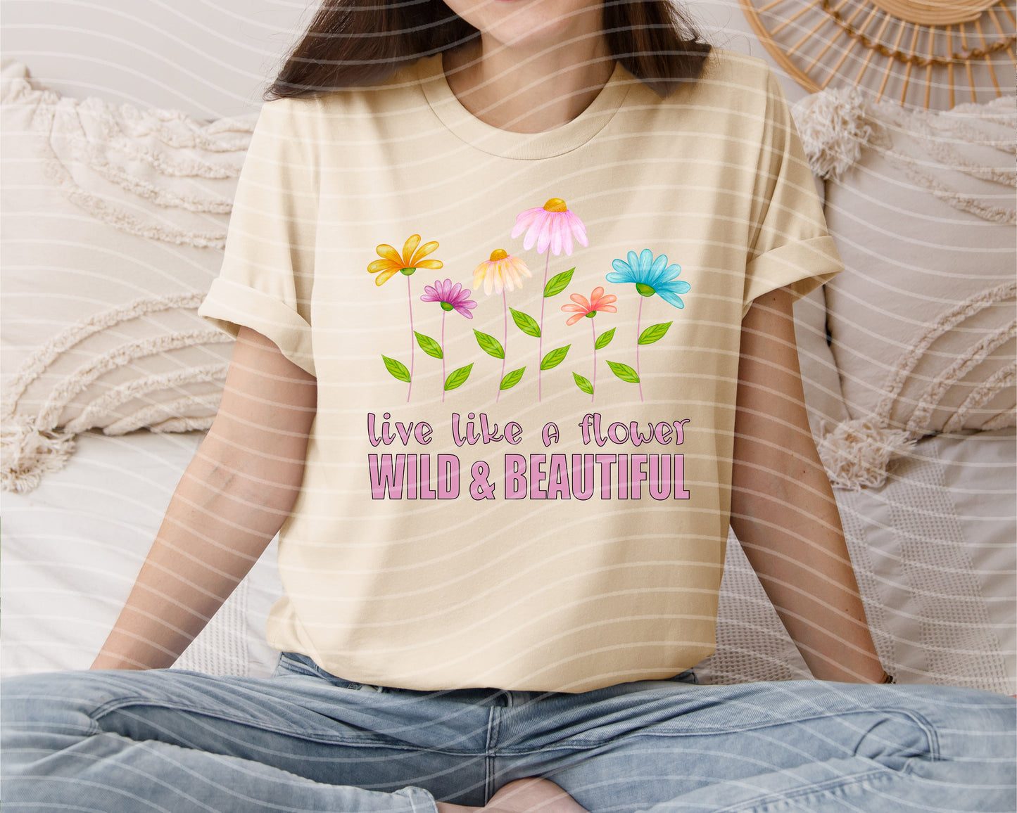 Live Like a Flower Graphic Tee