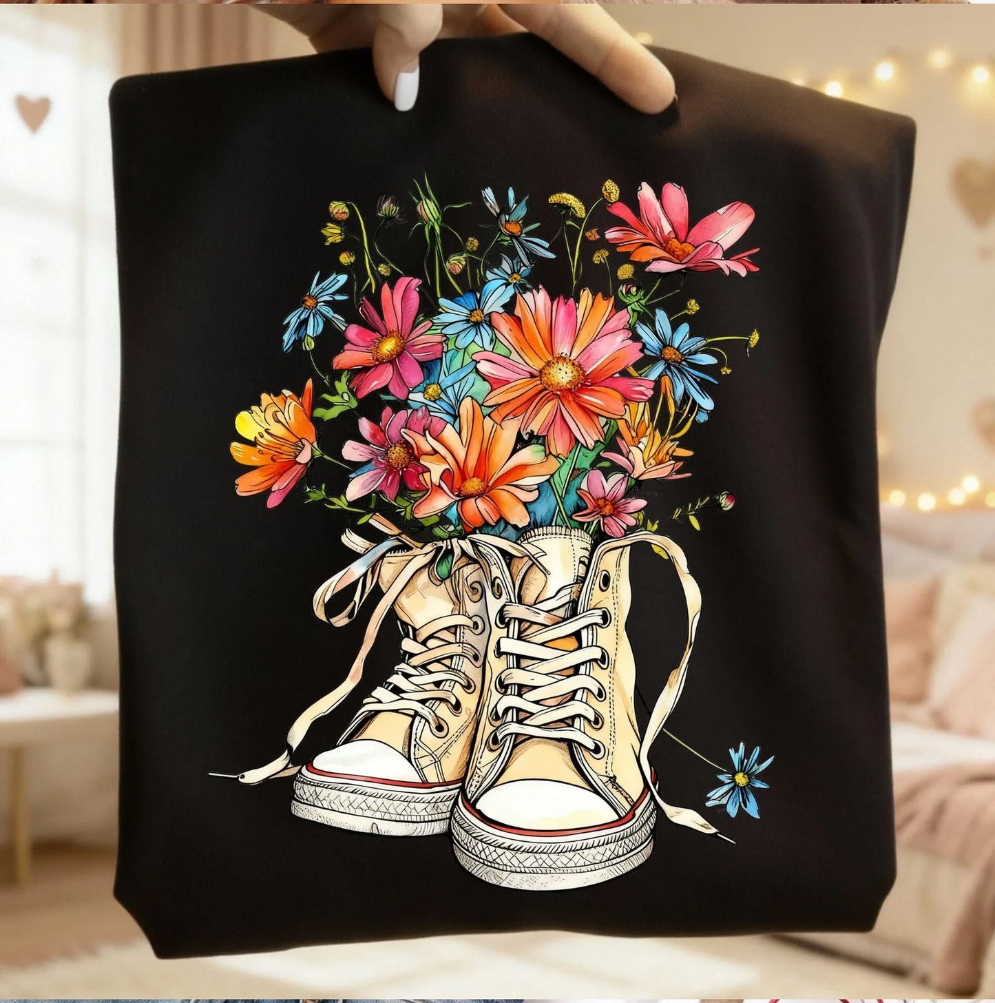 Sneaker Daisies Graphic Tee