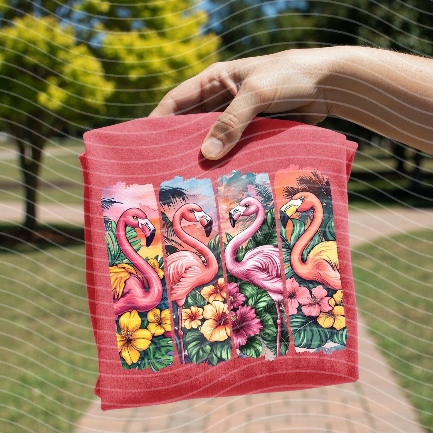Flamingos Graphic Tee
