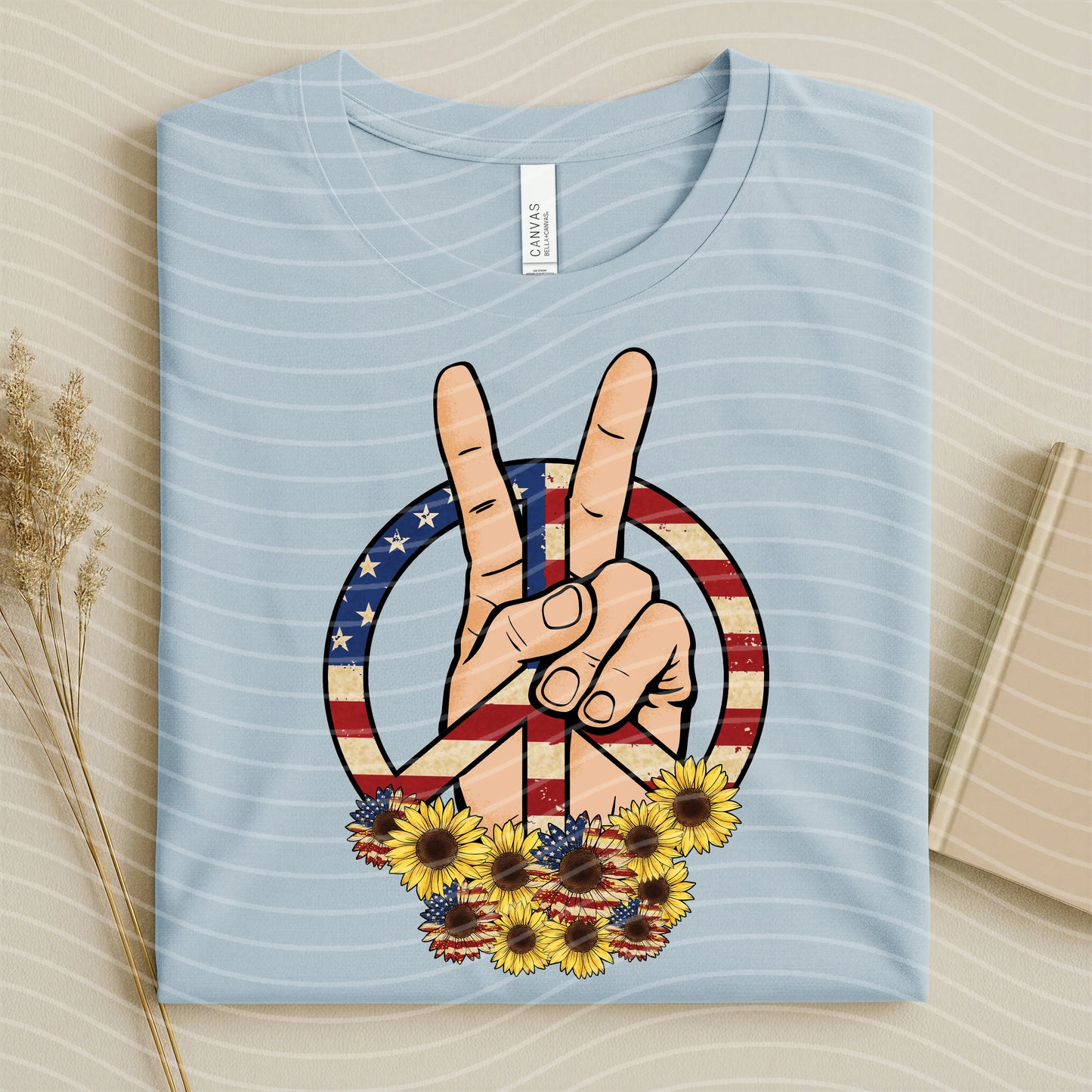 Patriotic Peace Graphic Tee