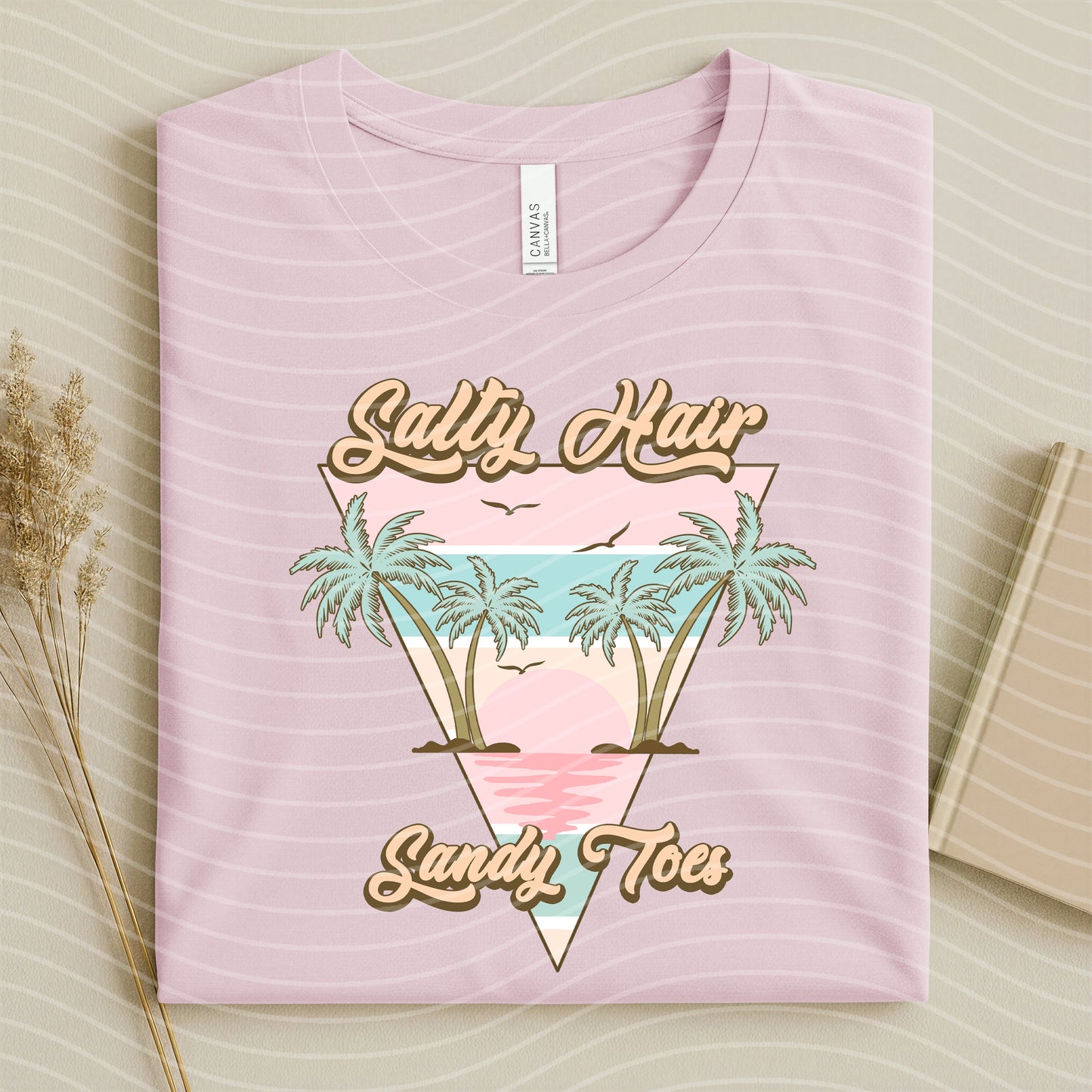 Salty Hair Sandy Toes Graphic Tee