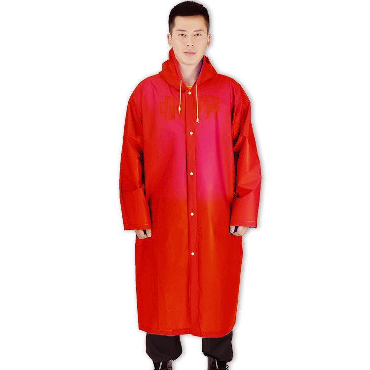 Candy-Colored Transparent Ponchos