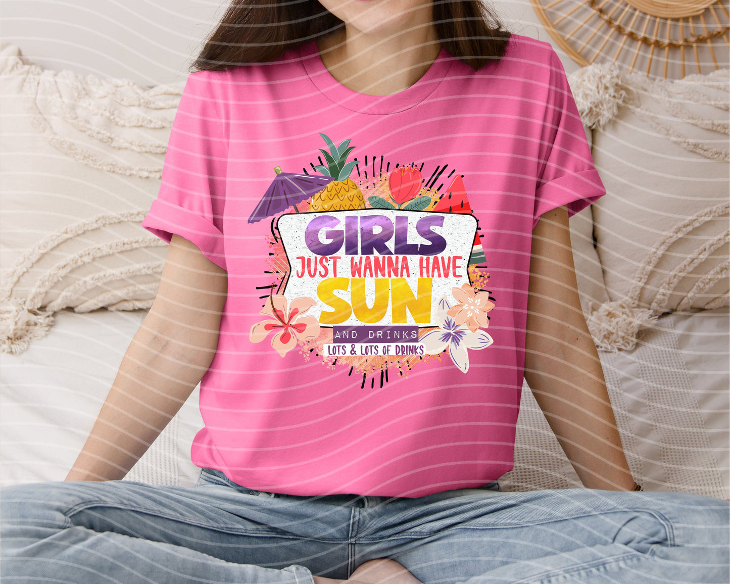 Girls Just Wanna Have Sun Graphic Tee