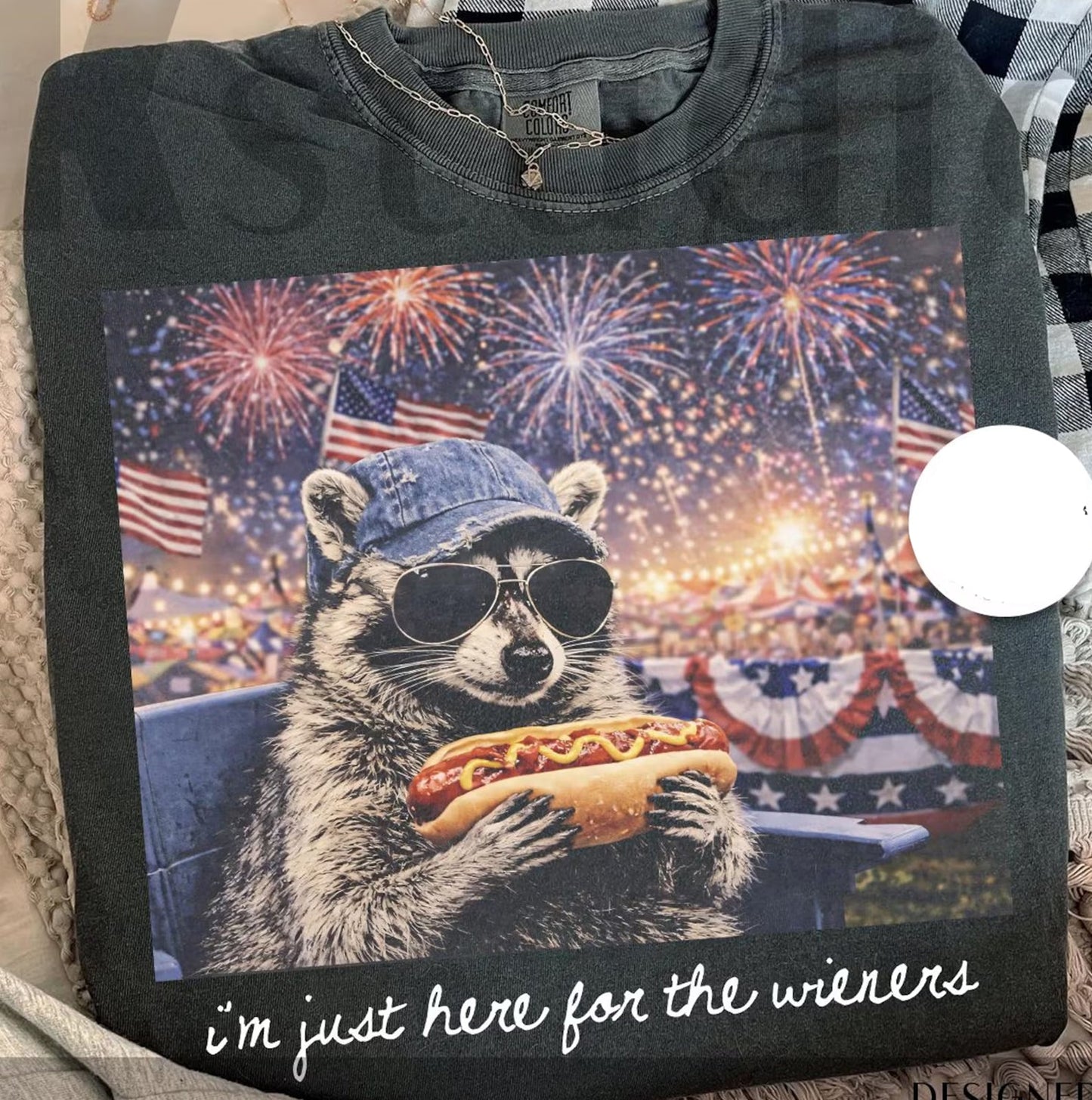 I'm Just Here for the Weiners Graphic Tee