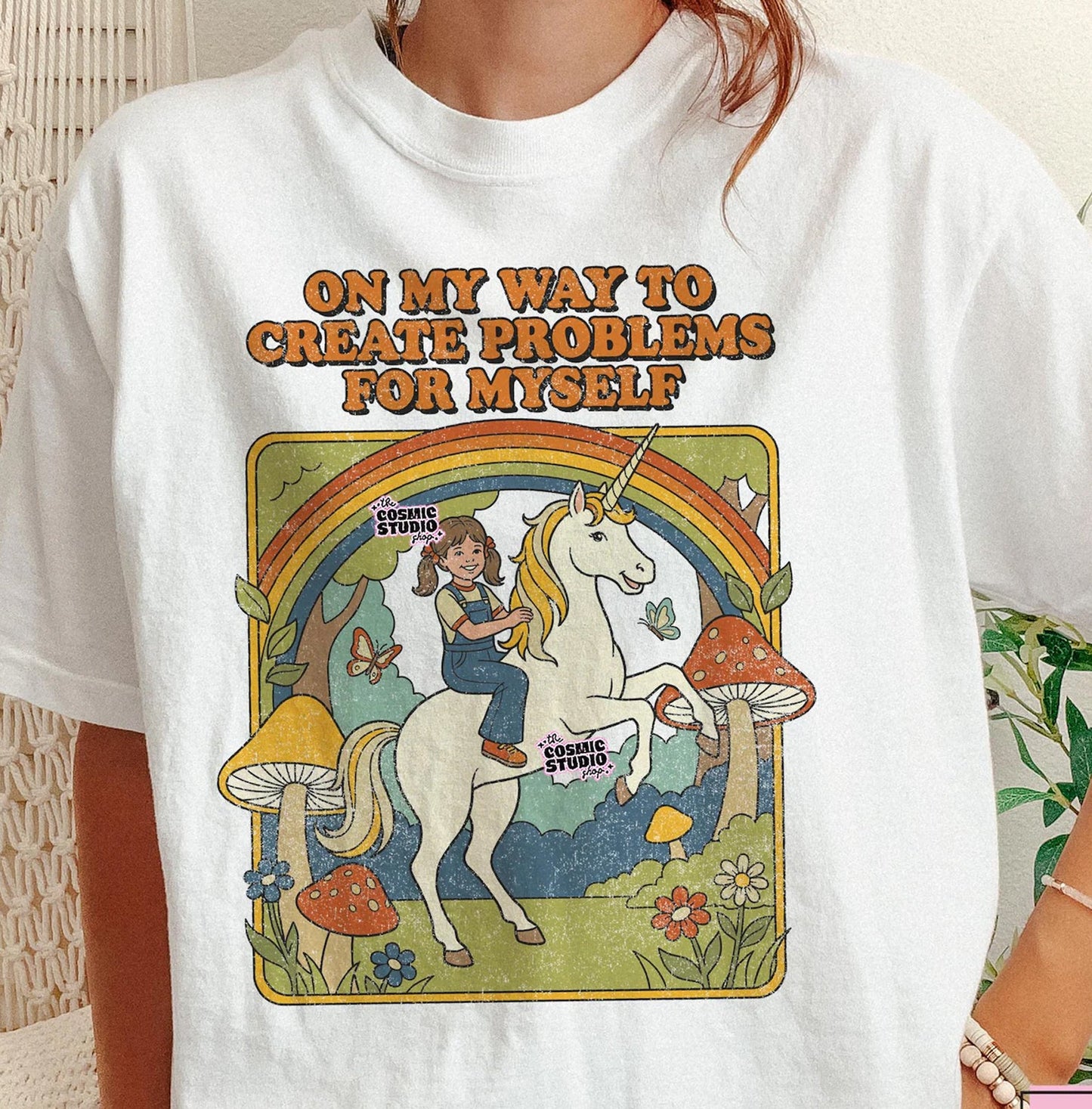 On My Way to Create Problems for Myself Graphic Tee