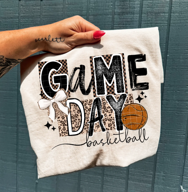 Game Day Basketball Graphic Tee