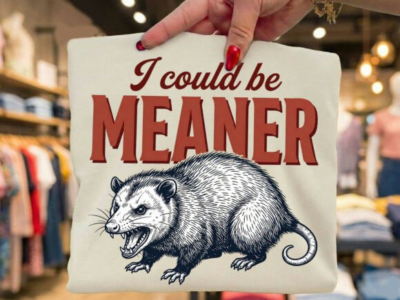 I Could Be Meaner Graphic Tee