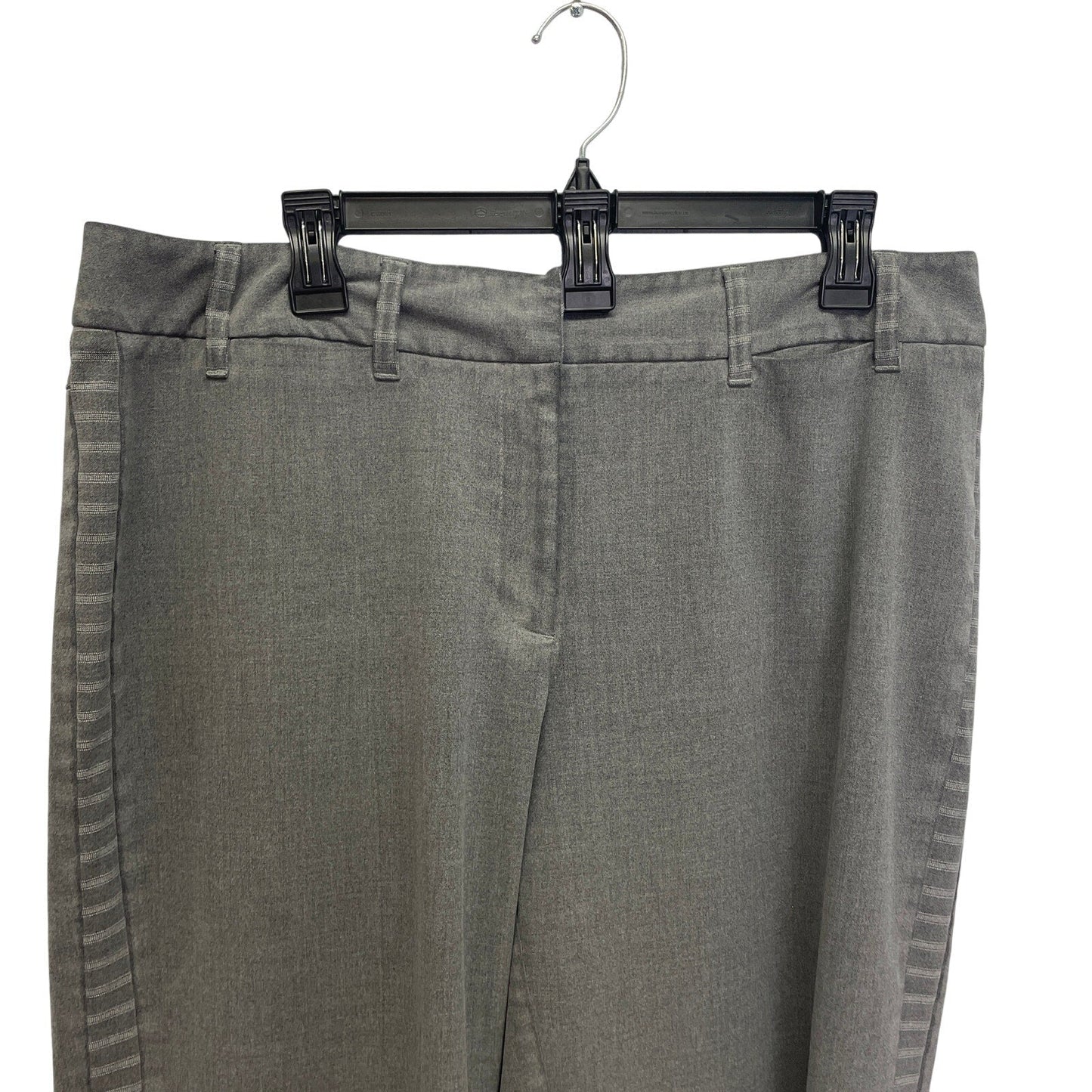 Liz Claiborne Womens Size 16 Audra Stain Resistant Striped Side Career Pants
