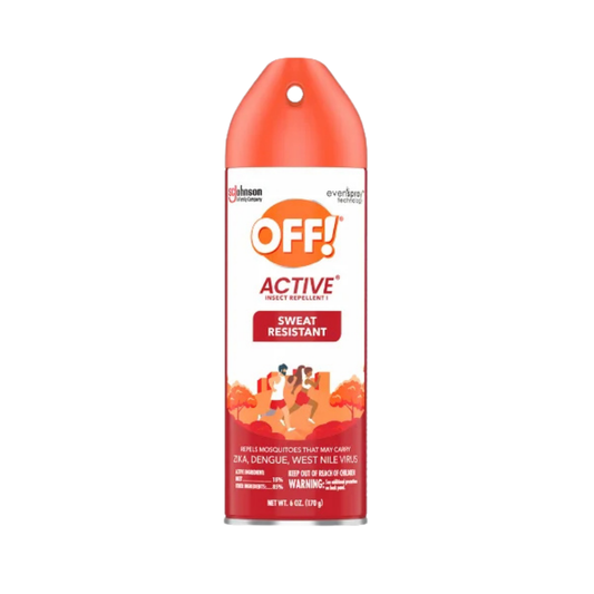 OFF! Active Insect Repellent Sweat Resistant Spray (6oz)