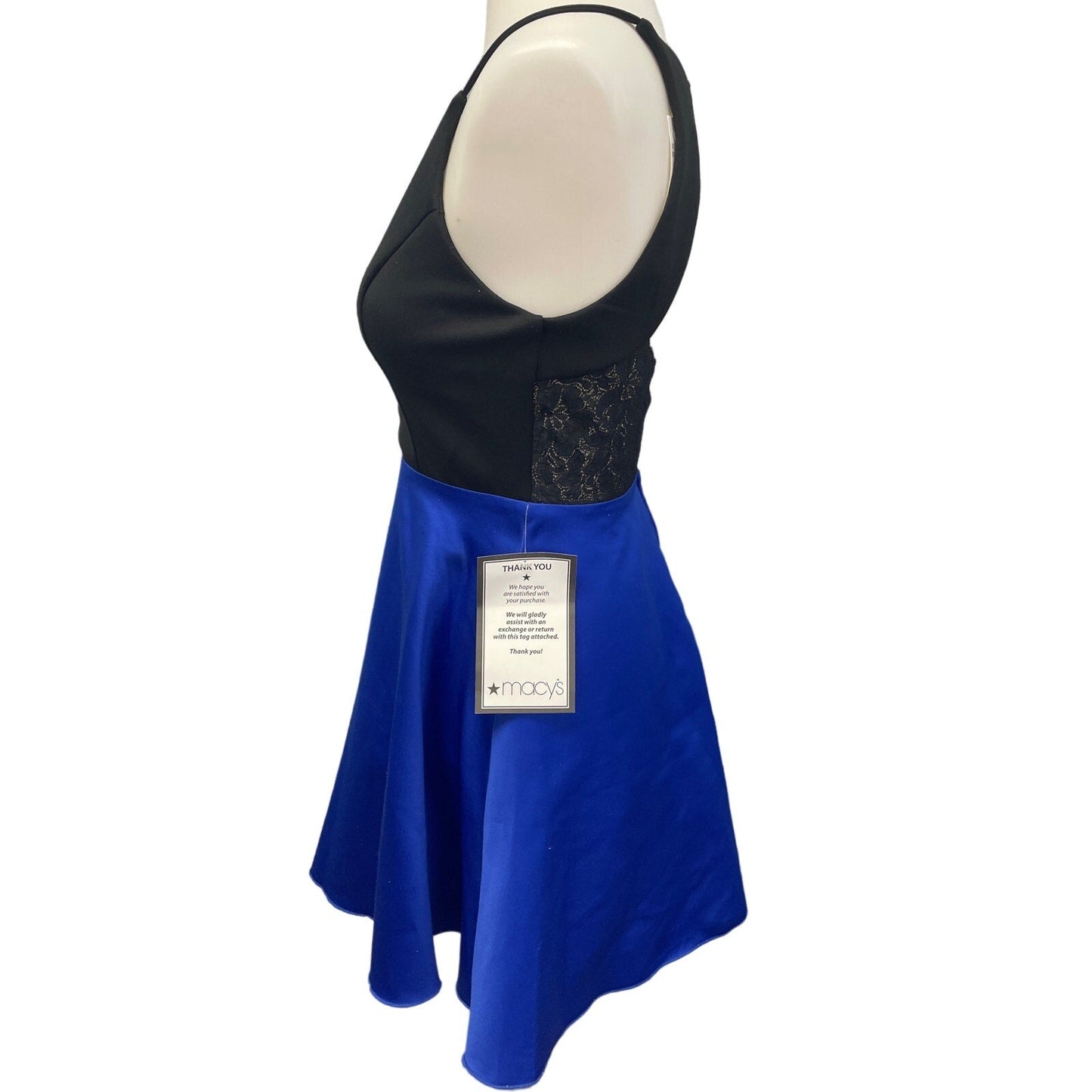 New Speechless Juniors Size 3 Deep V Sleeveless Backless Fit & Flare Short Dress