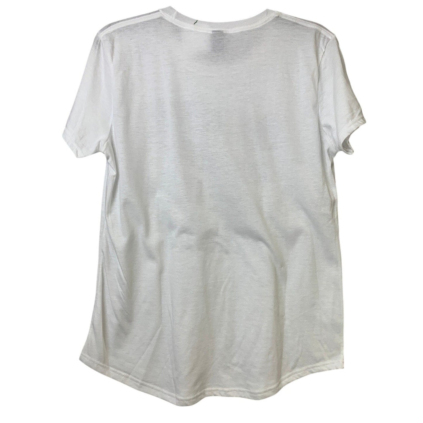 New Hand Printed Womens Large Live In The Moment Before It's A Memory Tee Shirt